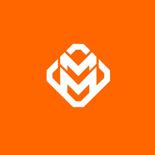 Geometric Letter 'MM' Logo (for sale)