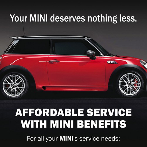 Flyer design for Mini of Montgomery