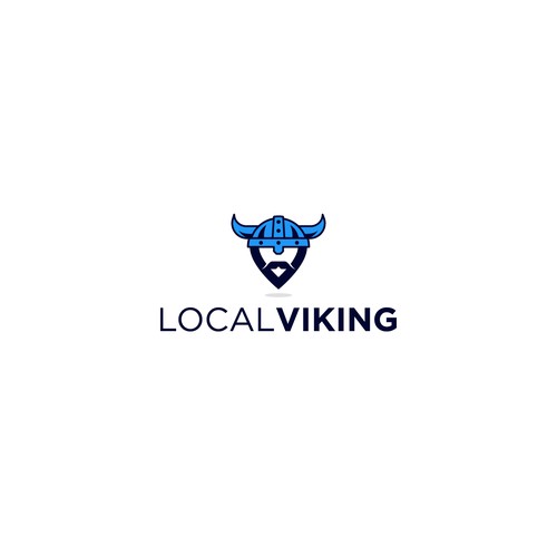Powerful, Bold, and Fun Logo for Local Viking
