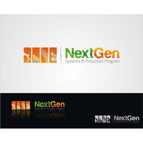 Logo design for the NextGen business transformation program