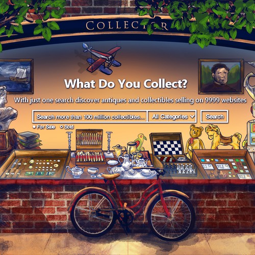Collector.io website background