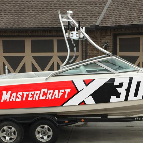 MasterCraft X30 Boat Decal