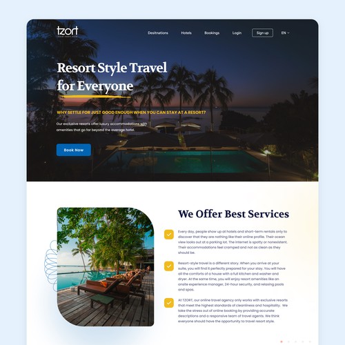 Travel Agency Landing Page