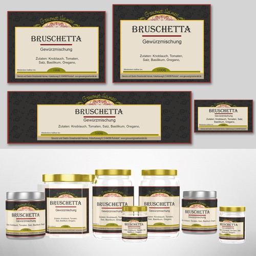 Design für Gourmet Produkte