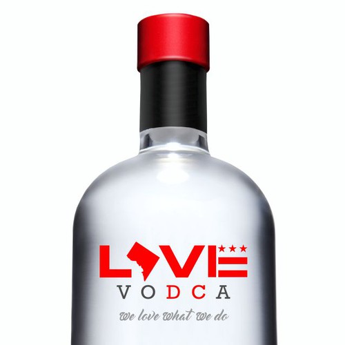 LOVE VODKA brand logo