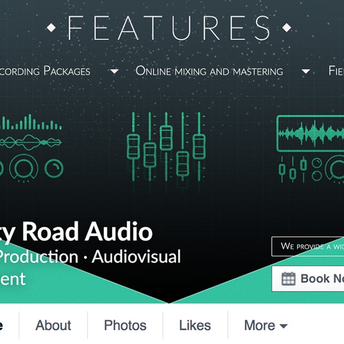 Facebook cover for Emty Road Audio