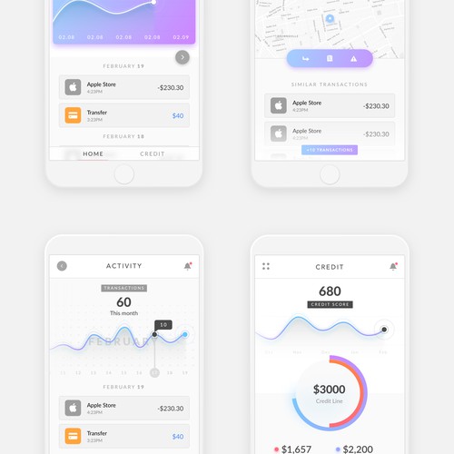 Minimalist Banking App