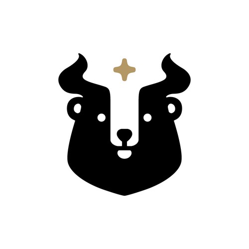 Bear Bull Star Logo