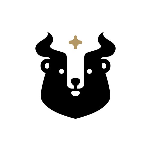 Bear Bull Star Logo