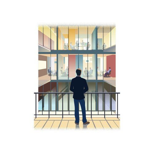 Clean Illustration for Website