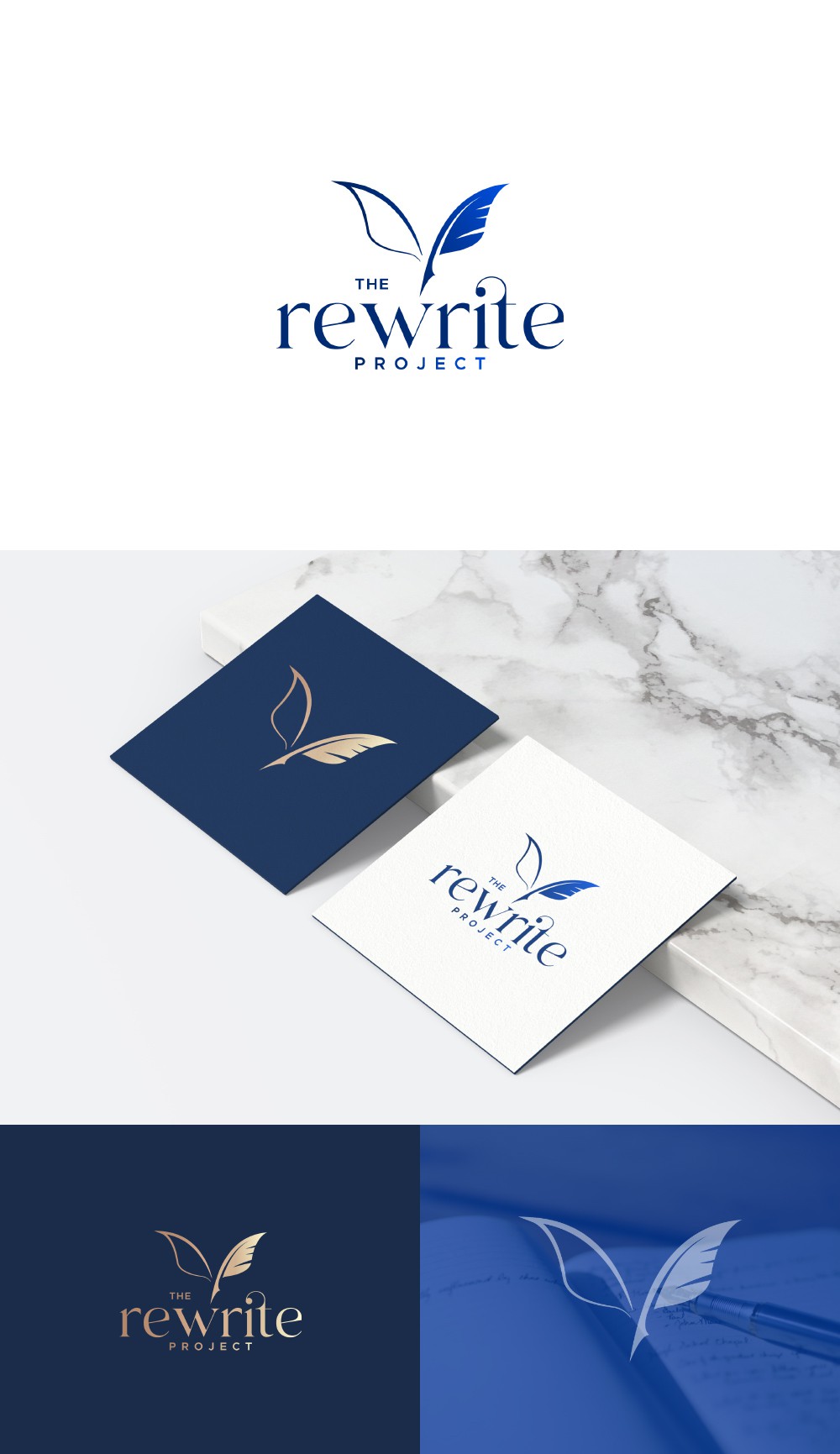 Design an inspirational logo for women that celebrates resilience through writing