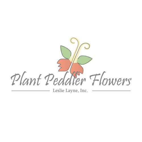 Logo concept for floral and gift shop