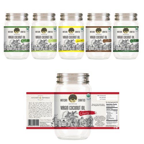 Help create a brand for Kitchen Naturals Virgin Coconut Oil