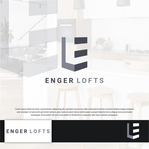 Minimal Logo Concept for Enger Lofts