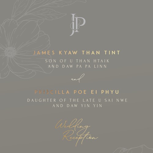 Wedding Invitation - evening version