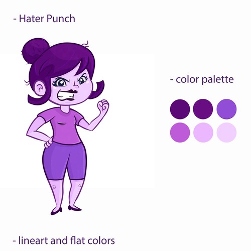 Character Design Hater Punch