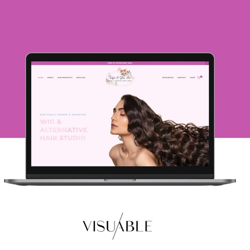  Website for Wig & Alternative Hair Studio