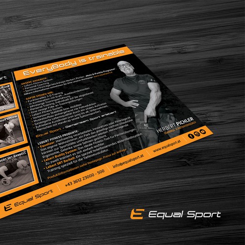 Equal Sport Flyer design