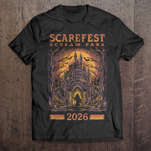 Scarefest Scream Park Tshirt design