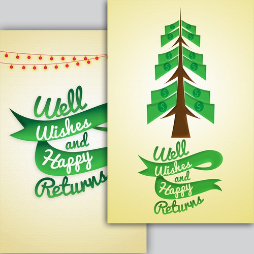 Holiday card for tax/accounting firm