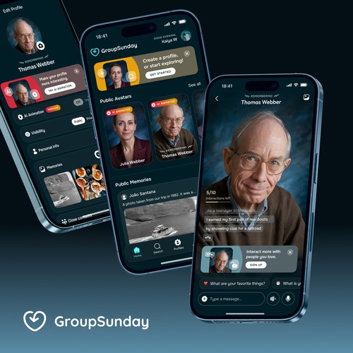 GroupSunday iOS app