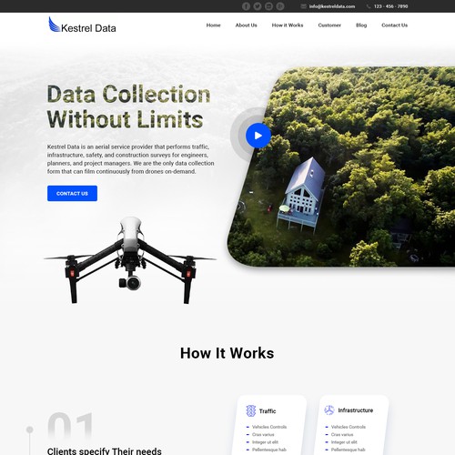Aerial Data Collection Service Needs Everything, Starting with Website