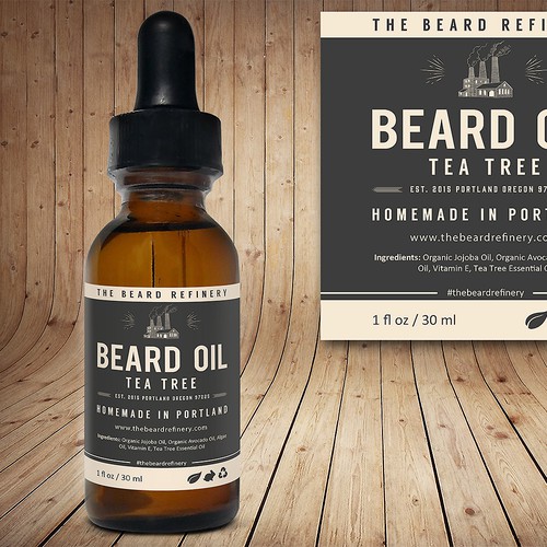 Label for Beard Oil
