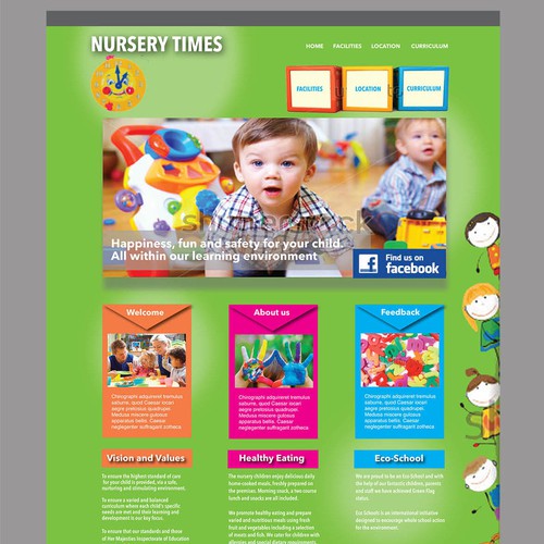 Children's Nursery Website Design!!!