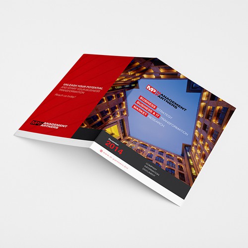 Brochure design for a specialized consulting company