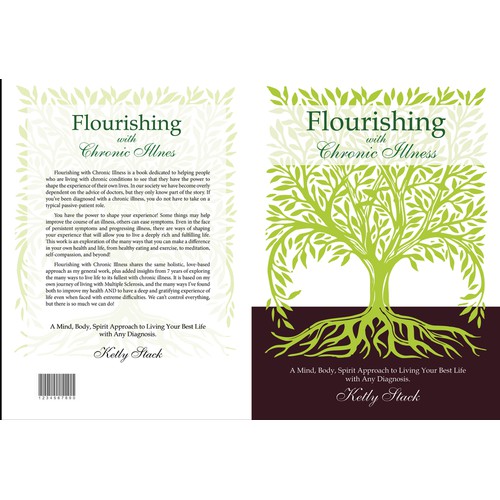 Create an inspiring cover to help people FLOURISH with Chronic Illness!