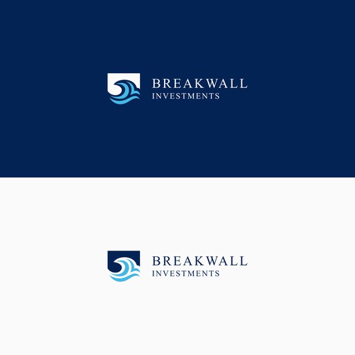 Timless institutional investment logo with water concept