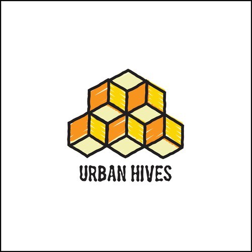 A funky, fresh logo for Urban Hives: Interiors + Organization