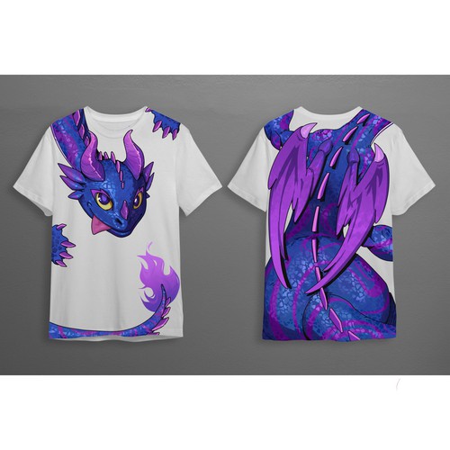 dragon design for t-shirt