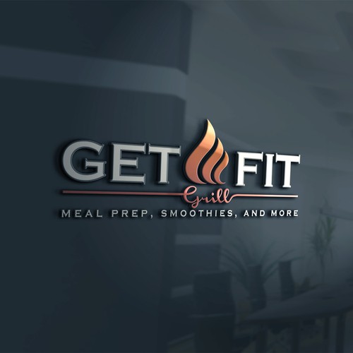 Logo concept for Get Fit Grill