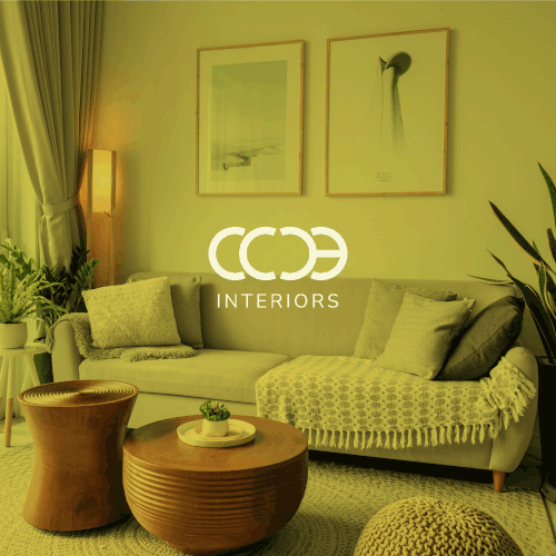 Modern concept logo for CCH Interiors