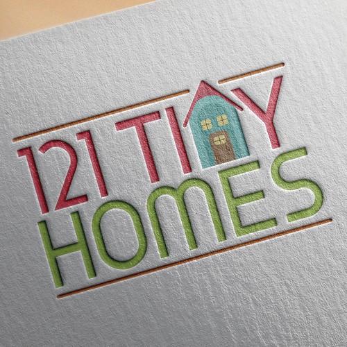 Colorful Logo for a Tiny Home Company