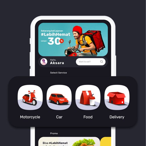 Icon for online taxi application