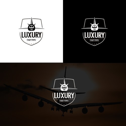 Logo design for a Luxury Flight Reseller