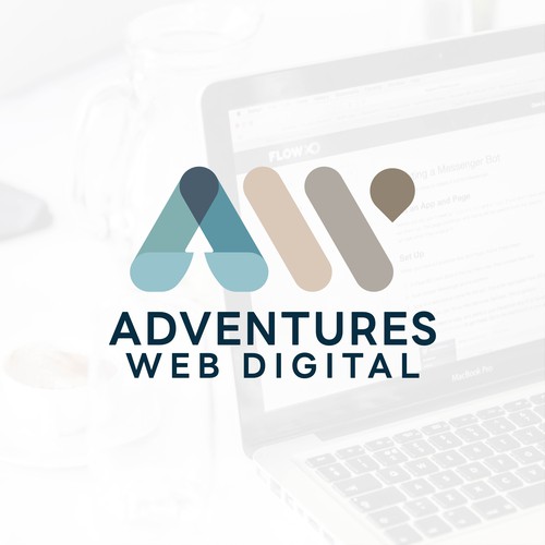 ADVENTURES WEB DIGITAL Logo Design