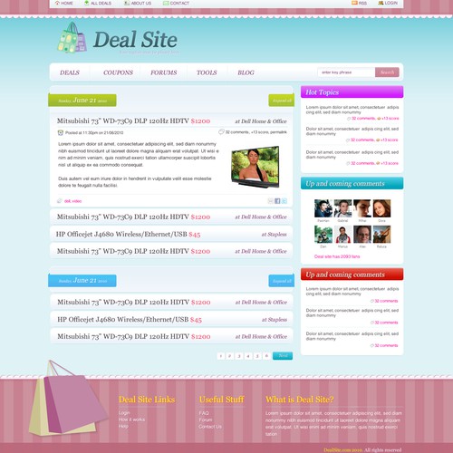 Wordpress theme design