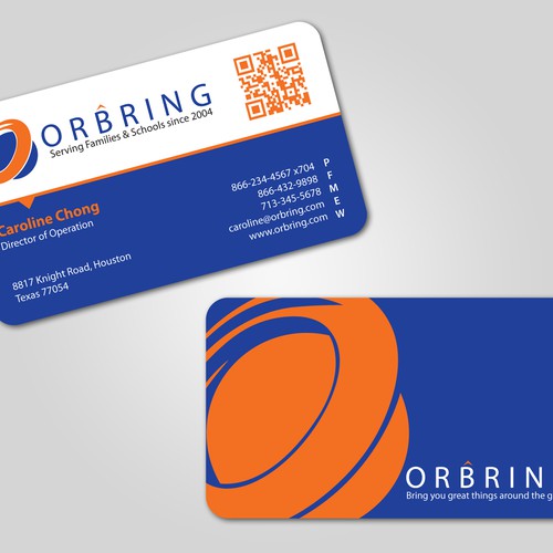 Create the next stationery for ORBRING