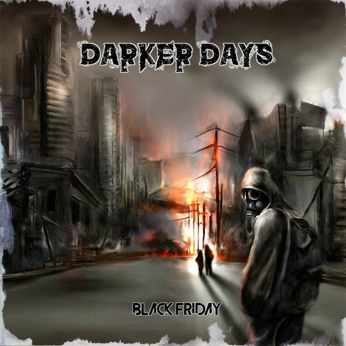 Metalcore band CD cover art