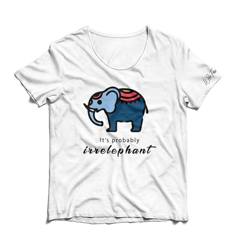 T-shirt for charity to help save elephants