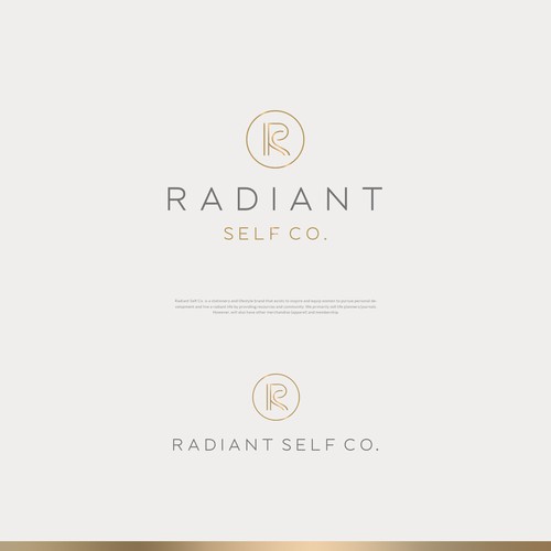 Logo concept for Radiant Self Co.