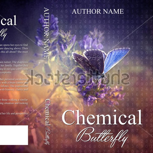 Book cover for "Chemical Butterfly," the collection of poems & collages a young woman began while battling cancer.