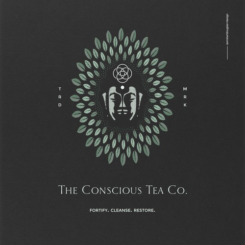 Meditative mark for The Conscious Tea Co.