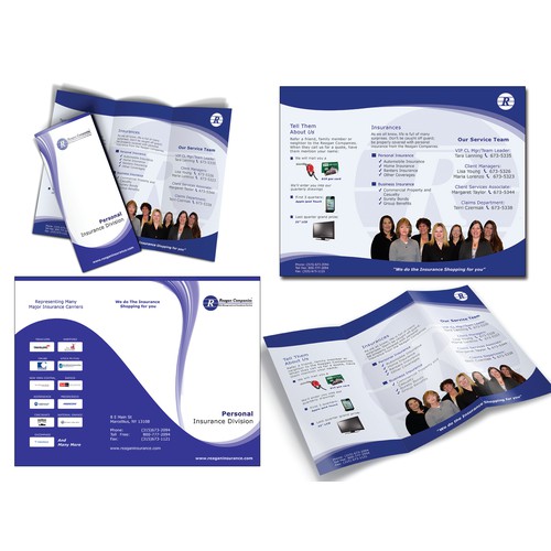 Reagan Companies - new tri-fold brochure design