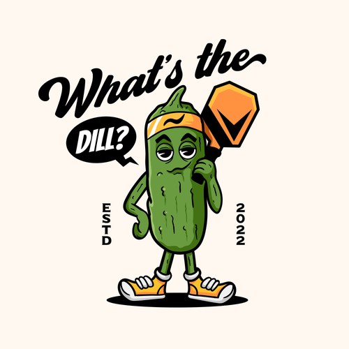 Cucumber Mascot Logo