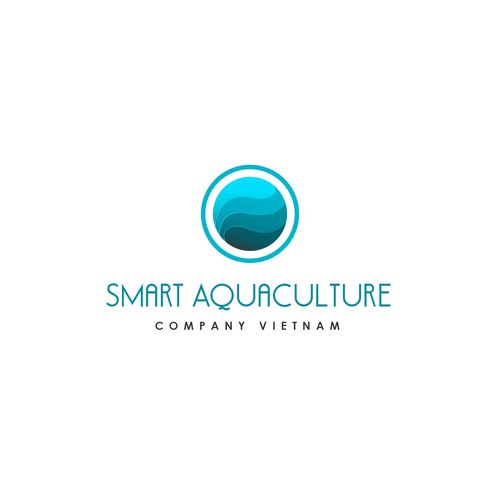 Create a captivating company logo for Smart Aquaculture Company