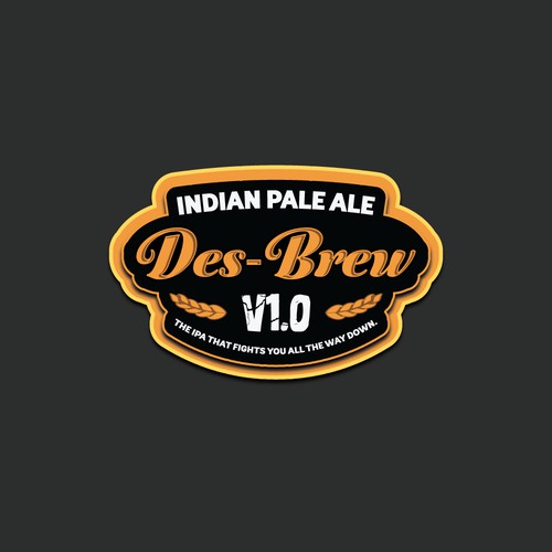 Fancy a challenge? Create the logo for v1.0 of Des-Brew. The beer for the man that loves to BBQ.